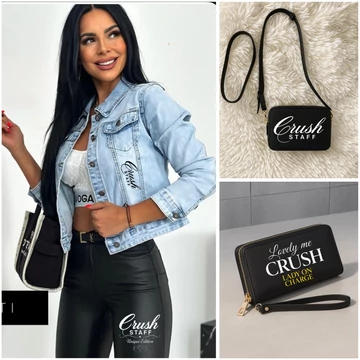 CRUSH STAFF JOLLE farmerkabát bőrleggingsel kiegészítőkkel extra olcsón!