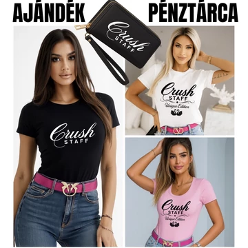 CRUSH STAFF 3 PÓLÓ 1 ÁRÁÉRT PLUSZ AJÁNDÉK PÉNZTÁRCA