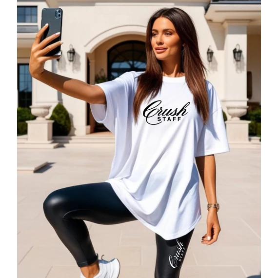 CRUSH STAFF AMARA fehér póló leggingsel